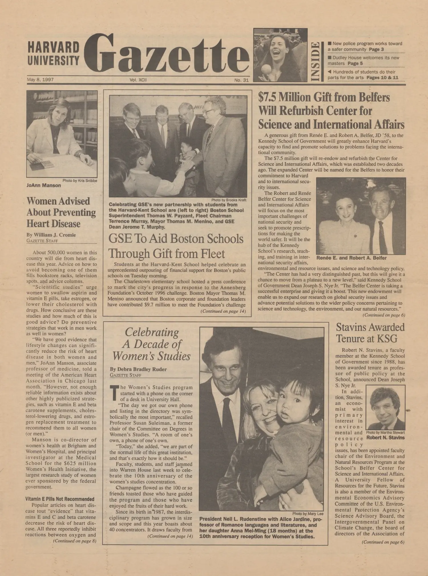 Harvard University Gazette - GSE Aid to Boston Schools